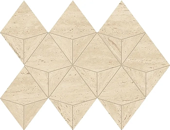 Мозаика Marvel Travertine Mosaico Origami Sand Matt 28x41